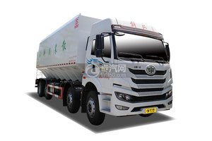 解放悍V前四后六国六36.2方散装饲料运输车