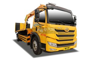 解放龙V2.0单桥国六一拖二带吊清障车