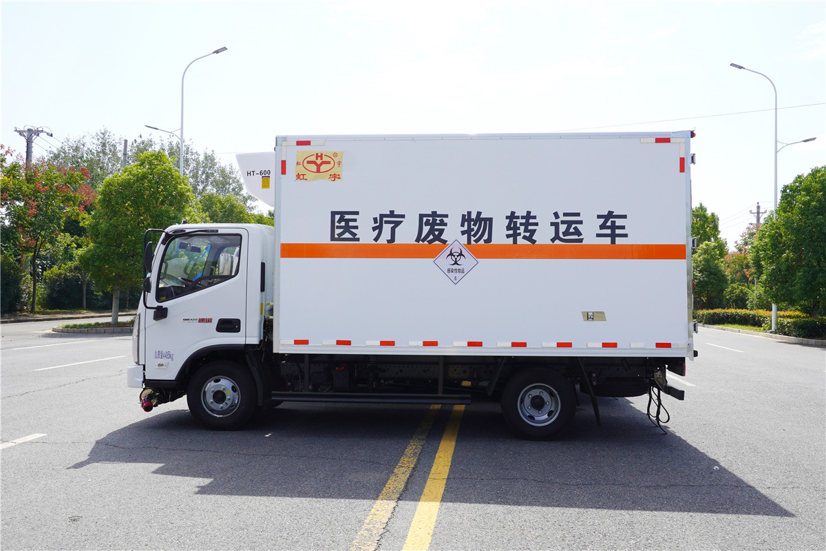 福田奥铃速运国六4.08米医疗废物转运车左侧图