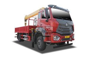 重汽豪沃N5W單橋國六海沃6.3噸直臂隨車吊
