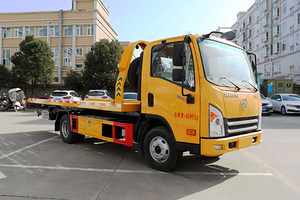 大运新奥普力3300轴距一拖二国六清障车