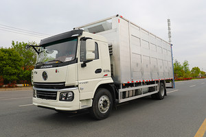 陕汽轩德翼6单桥国六铝合金畜禽车