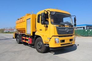 东风天锦VR单桥国六清洗吸污车(水箱边挂式)