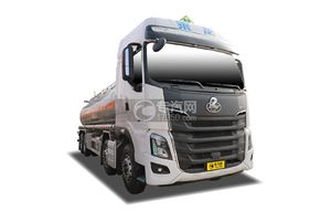 東風(fēng)柳汽乘龍H7前四后八國六24.8方鋁合金運油車