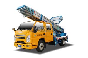 江铃顺达双排国六32米云梯搬家高空作业车