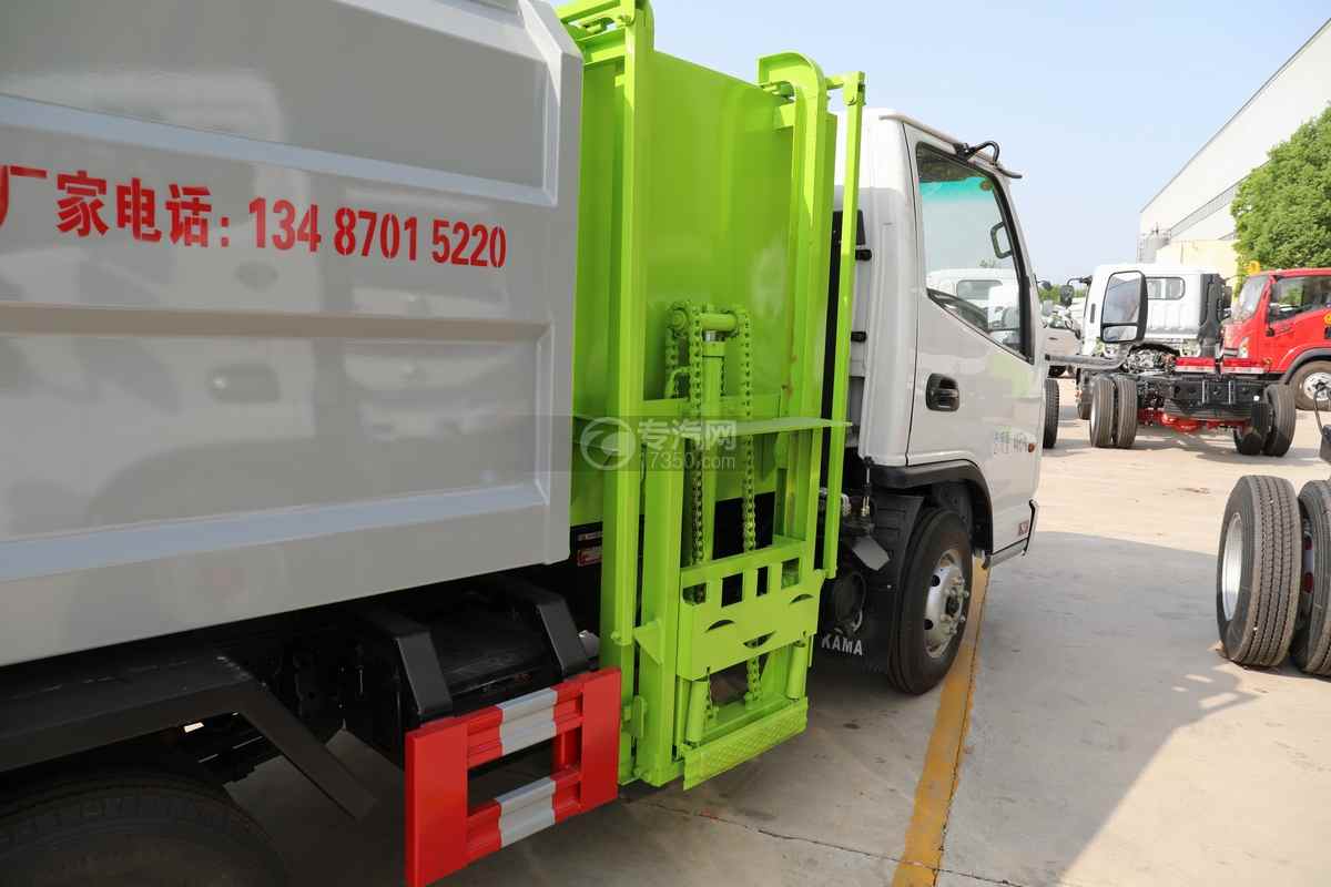 凯马K3国六自装卸式垃圾车侧挂桶提升机构