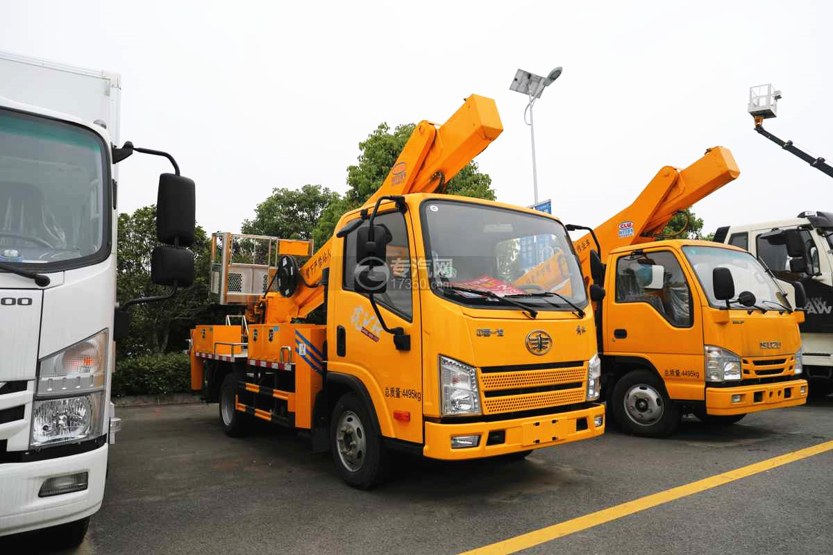 解放虎VR國六21米伸縮臂式高空作業車