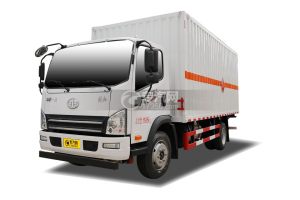 解放虎VH國六5.2米易燃液體廂式運輸車產品