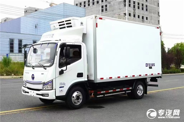 新款上市——福田智藍新能源4.2米冷藏車多少錢？