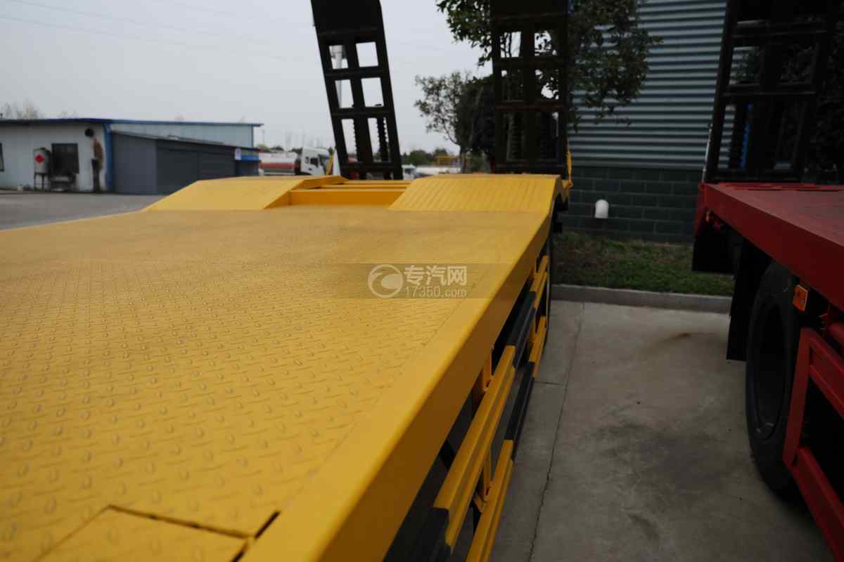 一汽解放龍V2.0單橋國六平板運輸車上裝花紋板