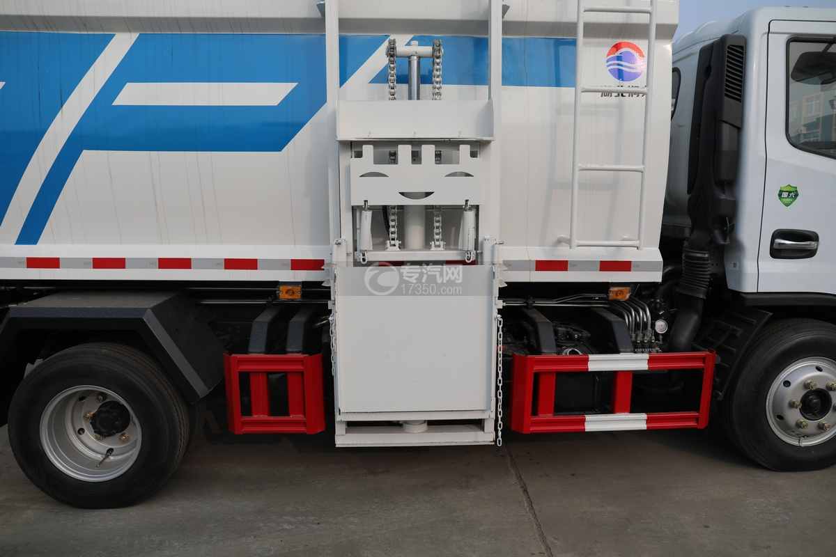 东风多利卡D6国六自装卸式垃圾车挂桶上料机构