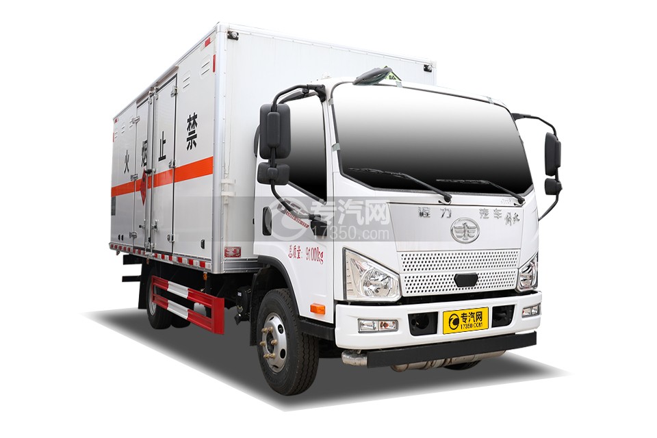 解放J6F國六5.15米易燃液體廂式運輸車