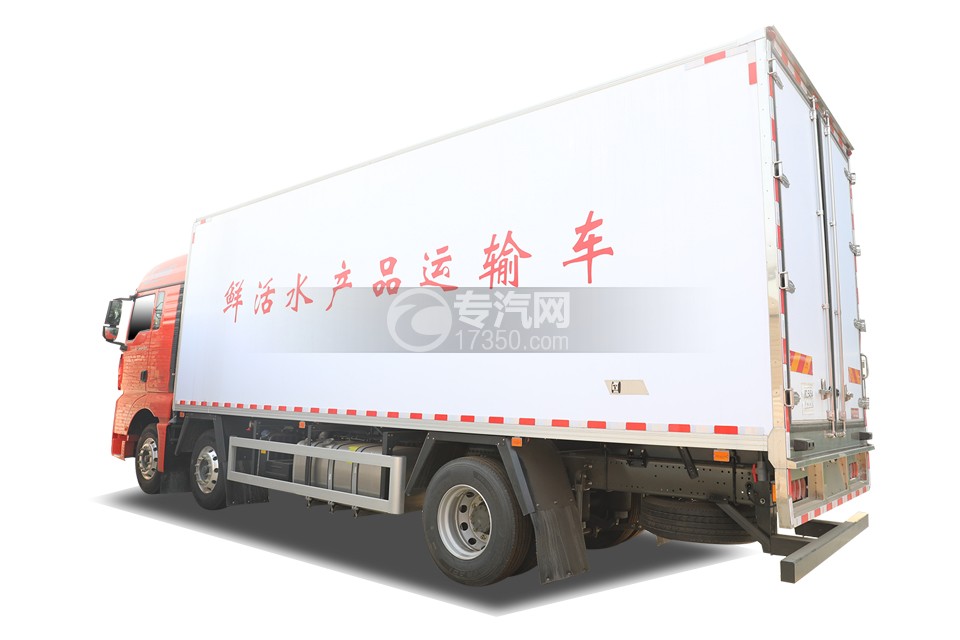 汕德卡G7小三轴国六7.8米鲜活水产品运输车左侧图