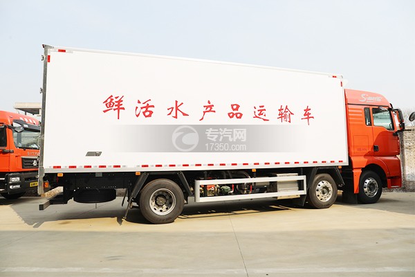 汕德卡G7小三轴国六7.8米鲜活水产品运输车右侧图