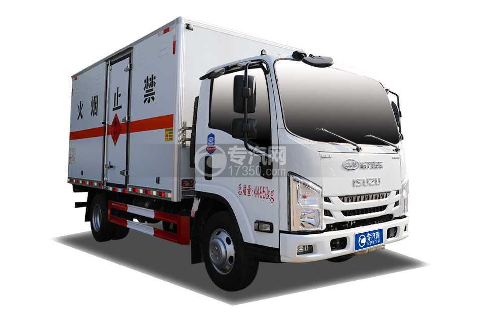 江西五十铃EC5国六易燃气体厢式运输车