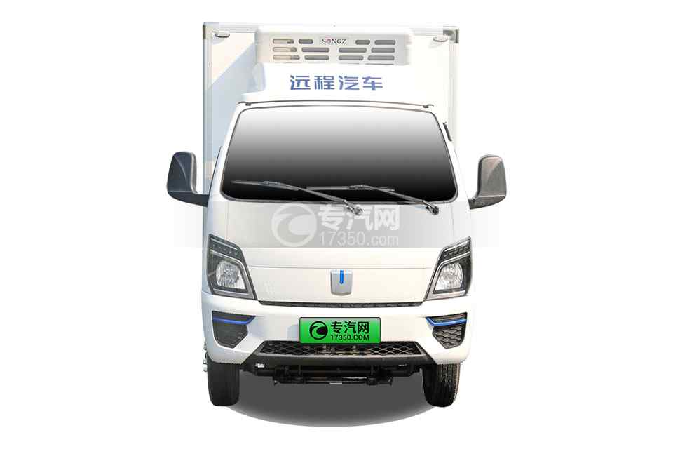 吉利遠(yuǎn)程鋒銳V5E純電動冷藏車正前方圖