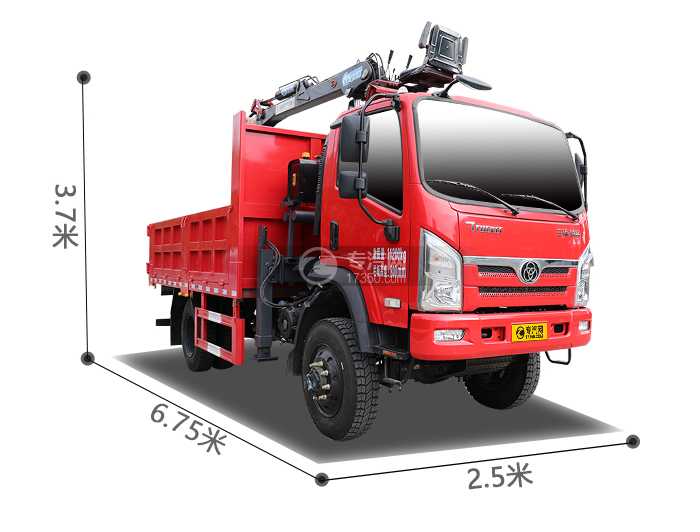 三环创客四驱抓斗式垃圾车外形尺寸