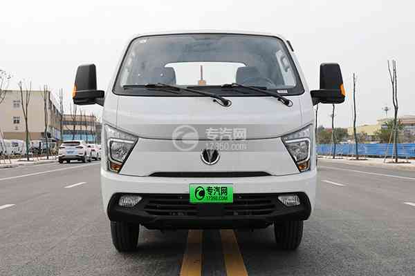 飛碟締途EF3純電動(dòng)車廂可卸式垃圾車正前方圖