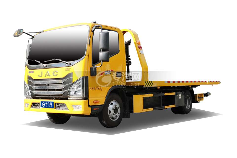 江淮傲運雙燃料清障車左前45度圖
