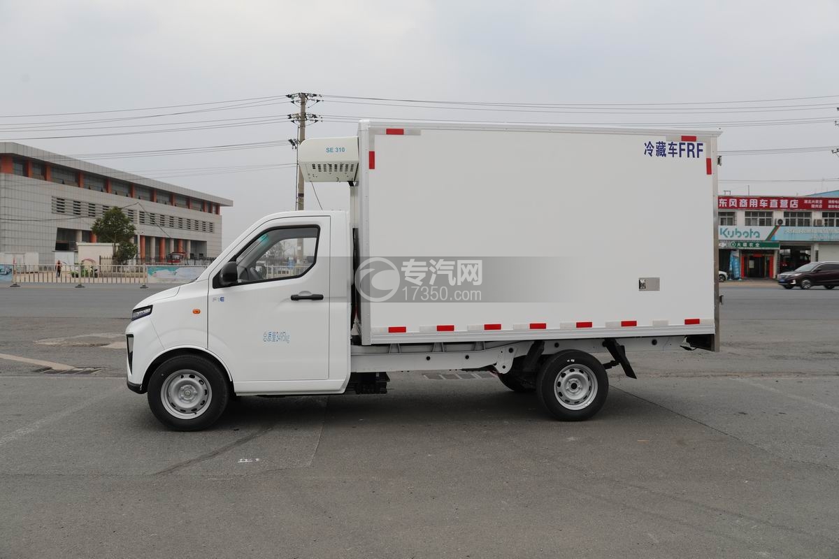 吉利远程F1E冷藏车侧面图