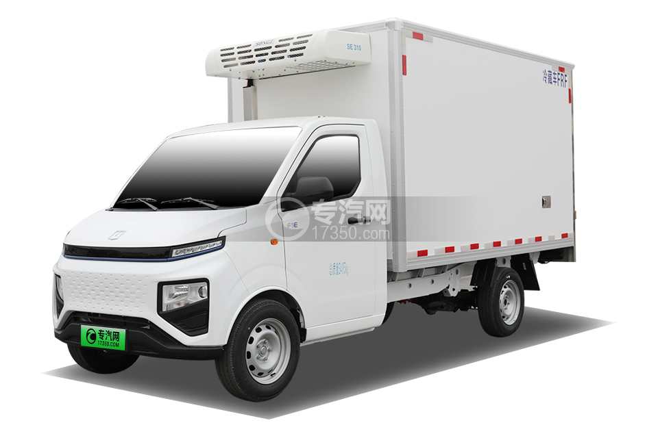吉利远程F1E冷藏车左前45度图