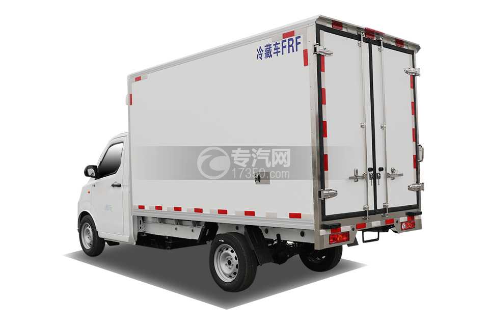 吉利远程F1E冷藏车侧后方图