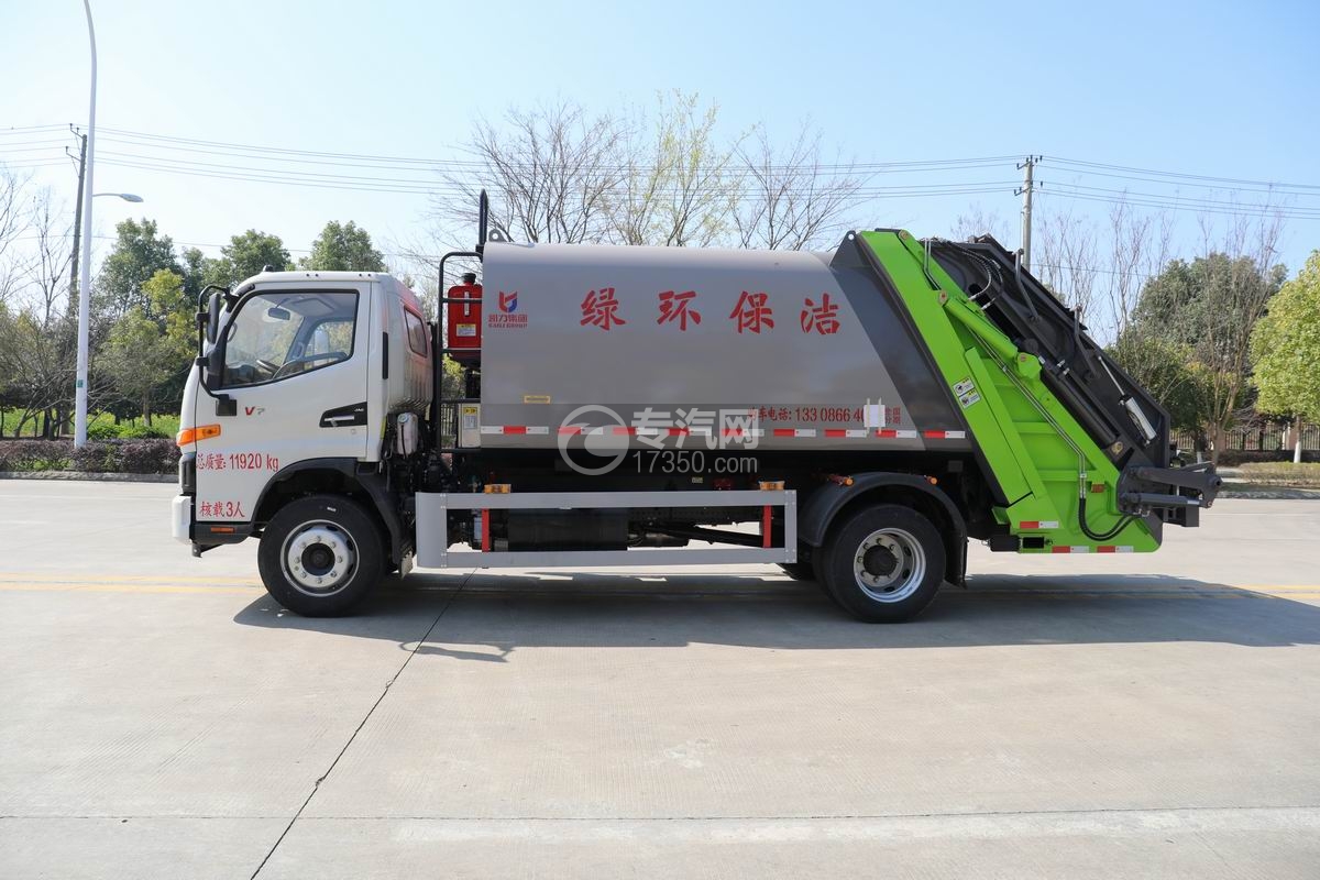 江淮骏铃V7压缩式垃圾车