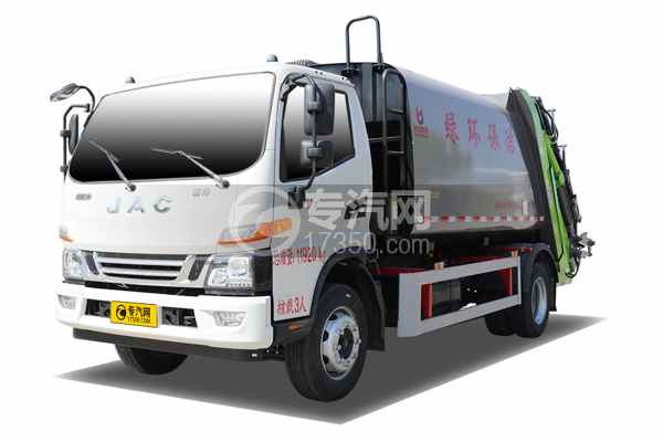 江淮駿鈴V7壓縮式垃圾車(chē)