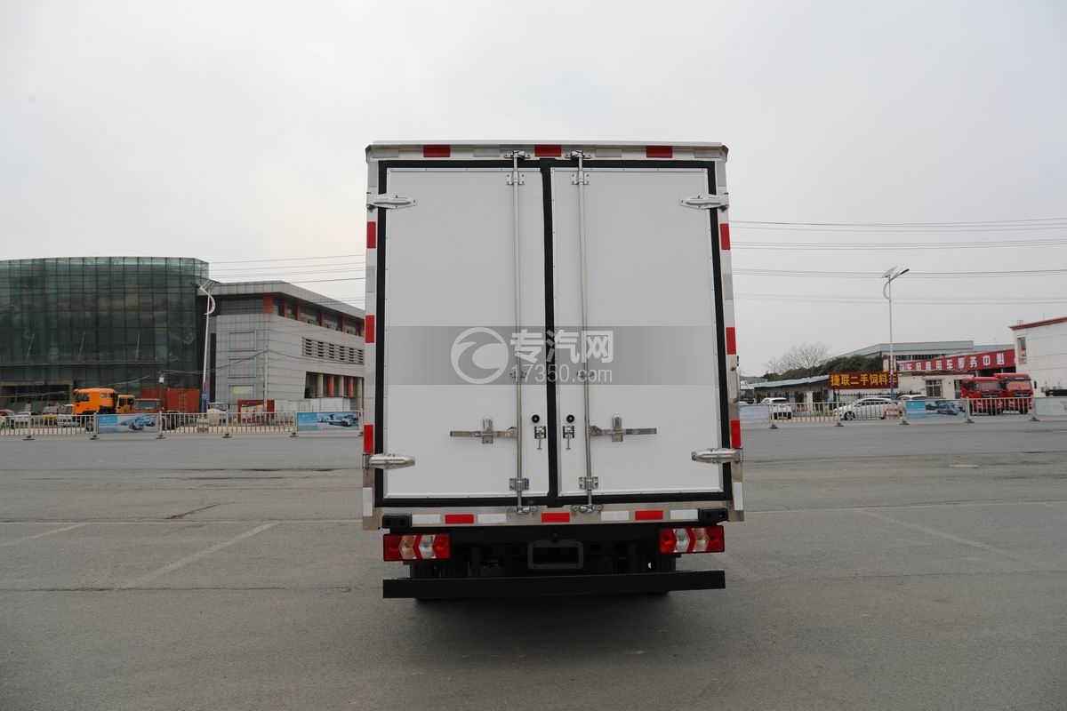 江淮凱達EX6冷藏車正后方圖