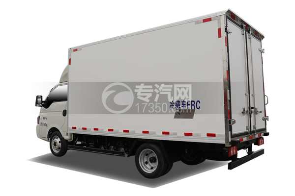 江淮凱達(dá)EX6冷藏車側(cè)后方圖