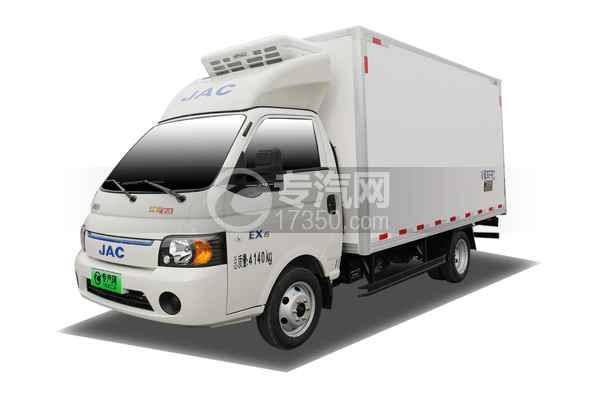 江淮凱達(dá)EX6冷藏車左前45度圖