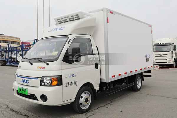 江淮凱達(dá)EX6冷藏車左前45度圖