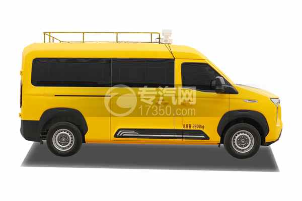 中國重汽先鋒官V指揮救險車側面圖