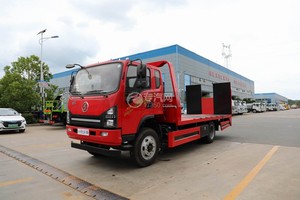 陜汽德龍G1平板型清障車（14噸紅色外觀）