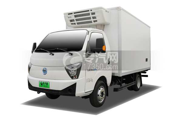 飛碟締途EF3純電動(dòng)冷藏車左前45度圖