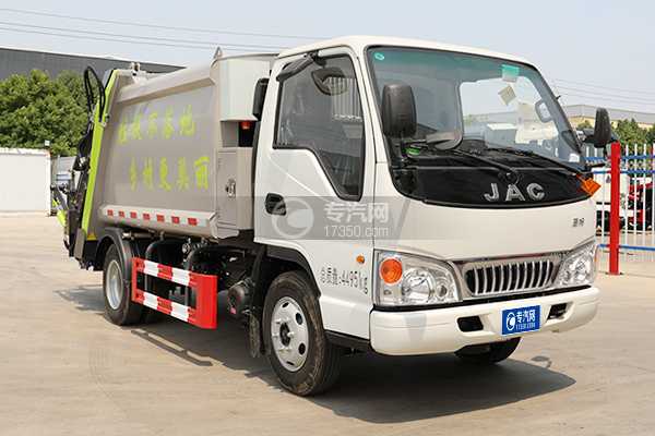 江淮康鈴H1壓縮垃圾車右前45度圖