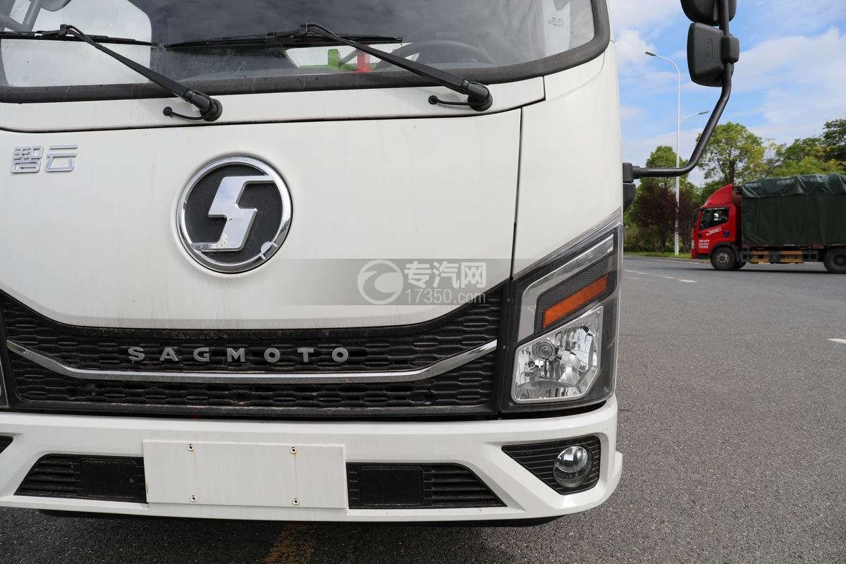 陜汽智云純電動勾臂垃圾車車前大燈