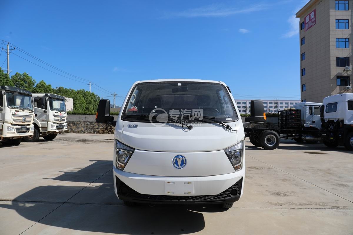 飛碟純電動(dòng)餐廚垃圾車正面圖
