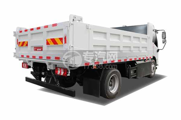 陜汽智云S100純電動自卸垃圾車側后方圖