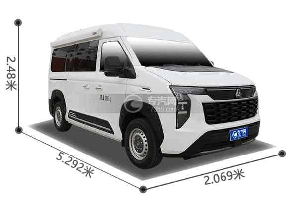 中國重汽先鋒官V宿營車外形尺寸圖
