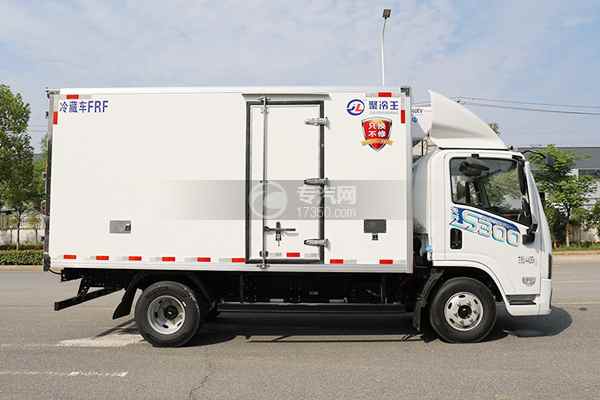 陜汽智云S300（140.41度電）純電動冷藏車側(cè)面圖