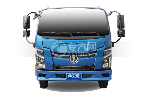 飞碟奥驰EV2纯电动厢式垃圾车正面图