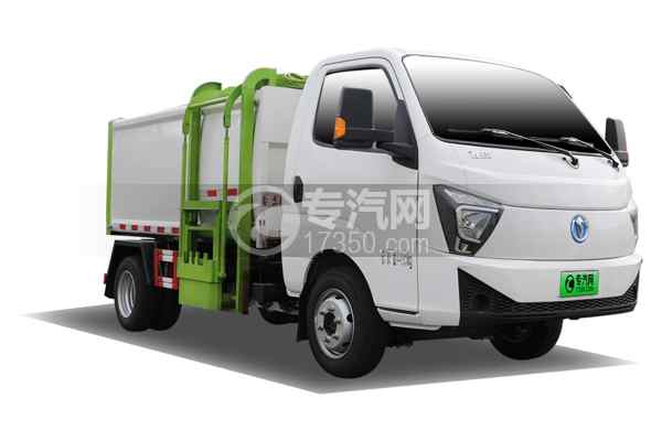 飛碟純電動桶裝運輸垃圾車右前45度圖