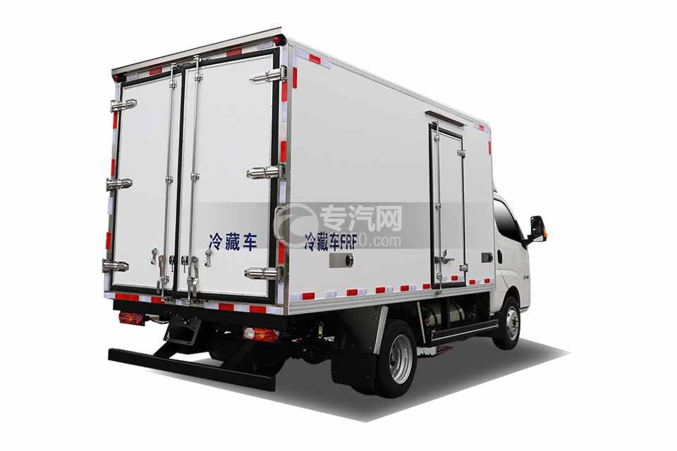 飛碟締途雙燃料冷藏車側面圖