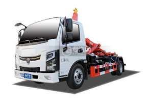 飞碟奥驰新规蓝牌重载版车厢可卸式垃圾车