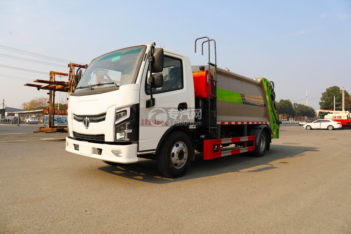 飛碟純電動(dòng)壓縮式垃圾車