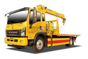 三环创客一拖二带吊（12吨）清障车