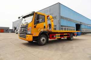 湖北大运S6平板清障车