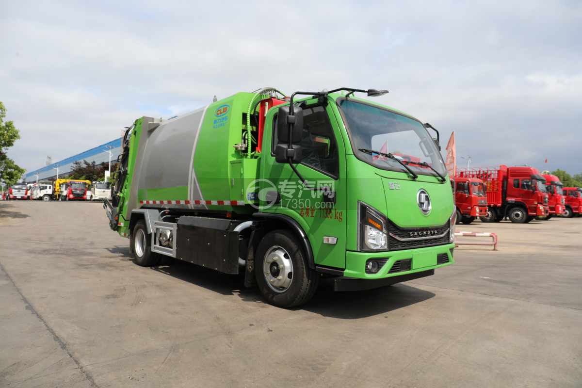 陕汽智云S100纯电动压缩垃圾车