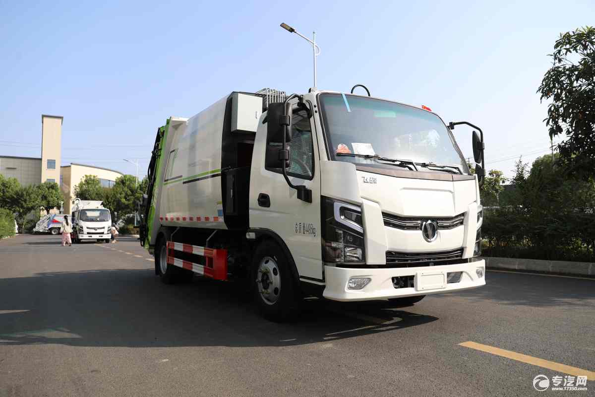 绿牌环卫好帮手！飞碟奥驰7方纯电压缩垃圾车，省心又好用